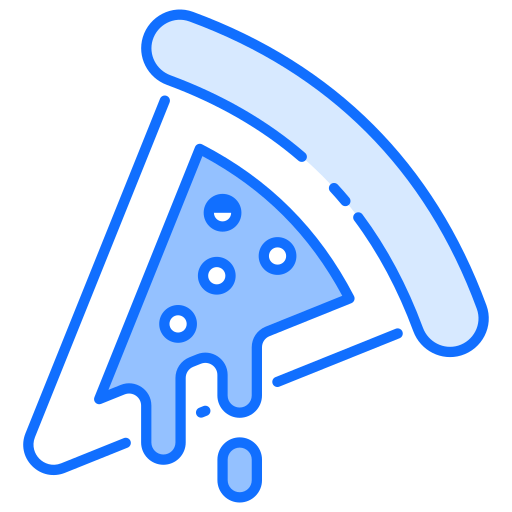 porción de pizza Generic Blue icono