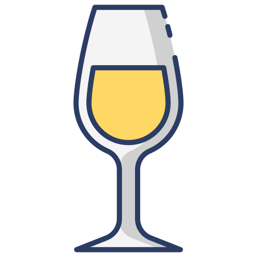 copa de vino Generic Outline Color icono