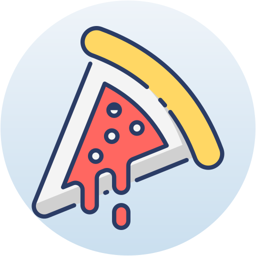 ピザのスライス Generic Circular icon