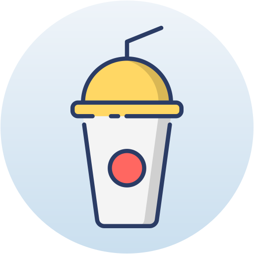 Cold coffee Generic Circular icon