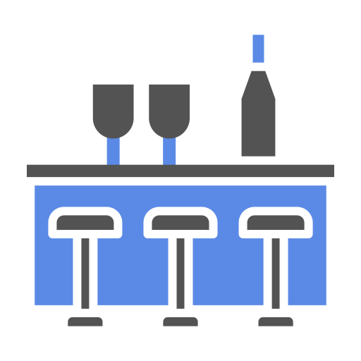 bancone da bar Generic Blue icona