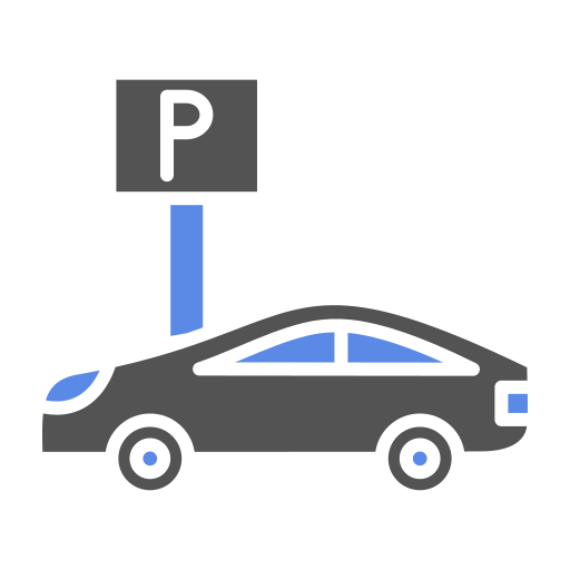 parcheggio Generic Blue icona