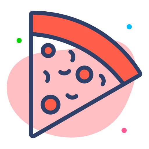 pizza Generic Rounded Shapes icoon
