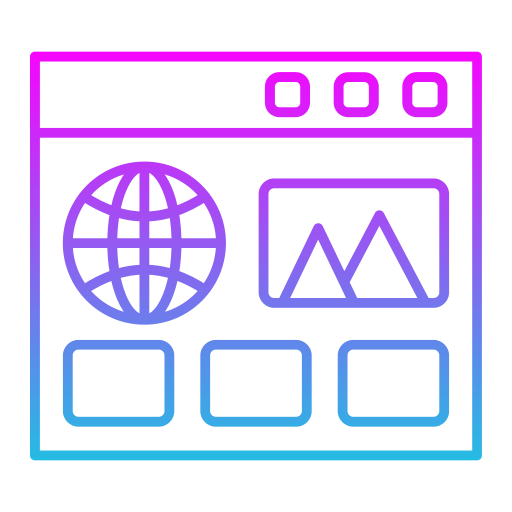 site internet Generic Gradient Icône