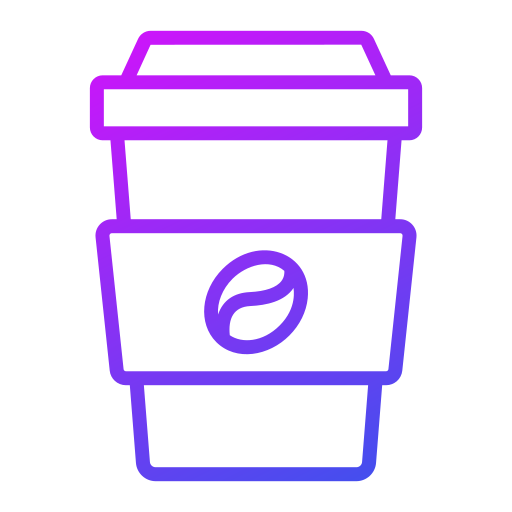 コーヒー Generic Gradient icon