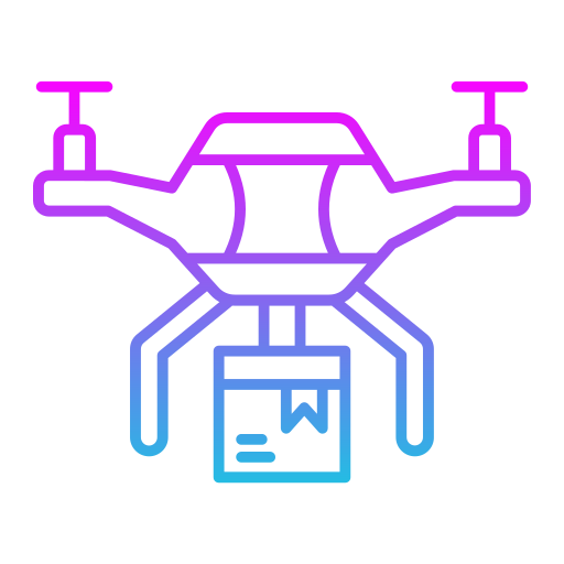 Drone delivery Generic Gradient icon