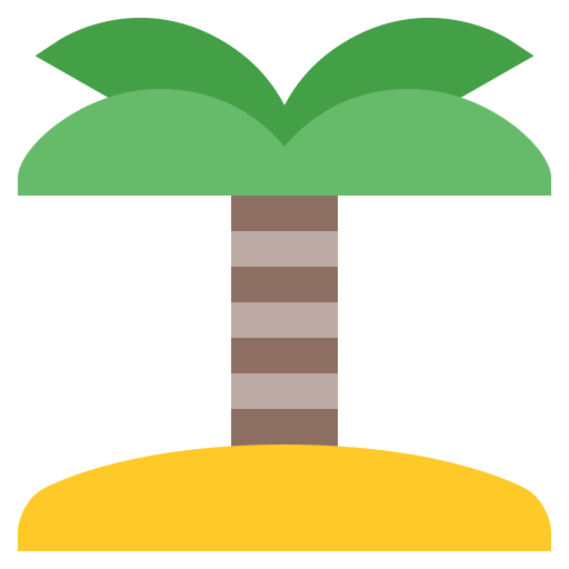 plaża Generic Flat ikona