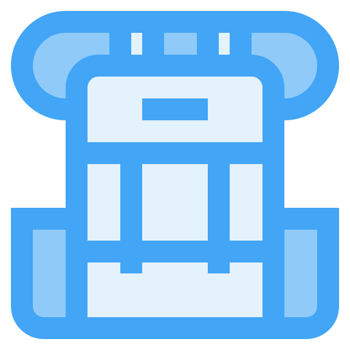 rucksack Generic Blue icon