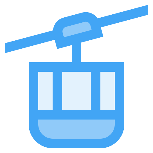 Cableway Generic Blue icon