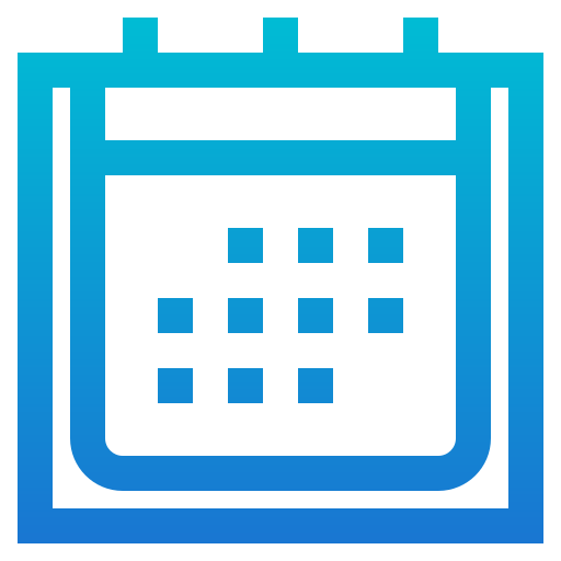kalendarz Generic Gradient ikona