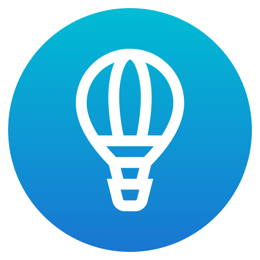 熱気球 Generic Circular icon