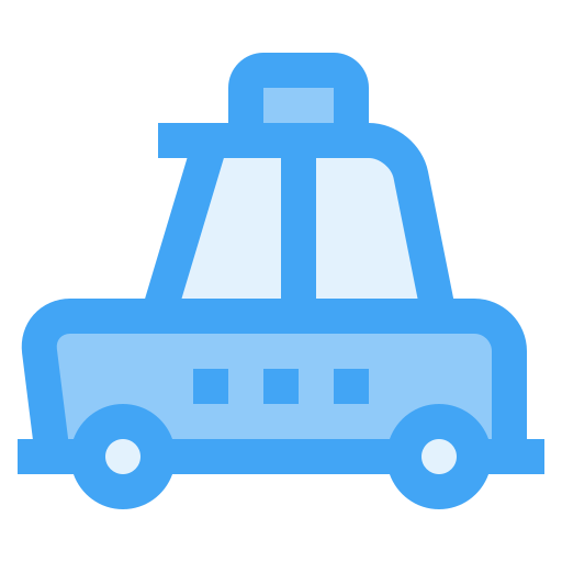 taxi Generic Blue ikona