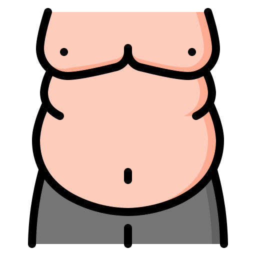 Obesity Generic Outline Color icon