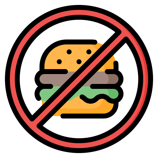 kein fastfood Generic Outline Color icon