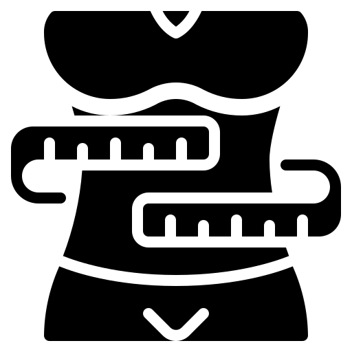 utrata masy ciała Generic Glyph ikona