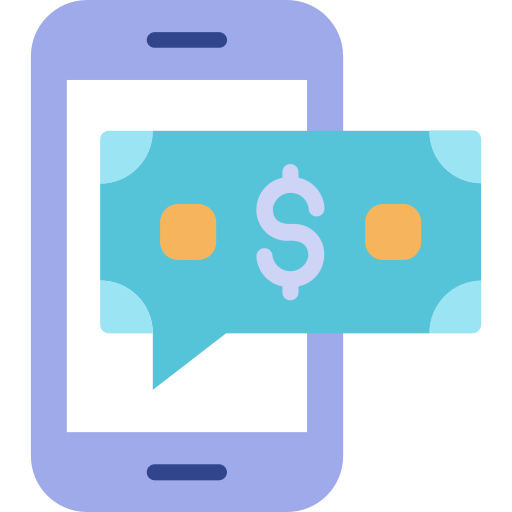 les services bancaires mobiles Generic Flat Icône