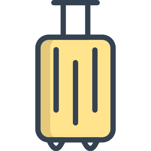 bolsa de viaje Generic Outline Color icono