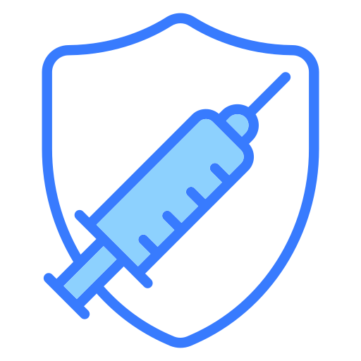 vaccinatie Generic Blue icoon