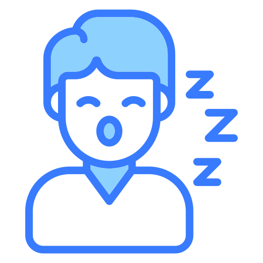 schlafen Generic Blue icon