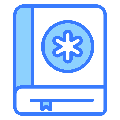 medizinisches buch Generic Blue icon