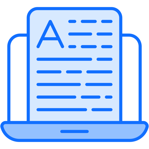 e-learning Generic Blue icon