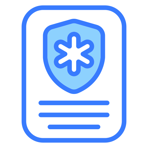 gesundheitskarte Generic Blue icon