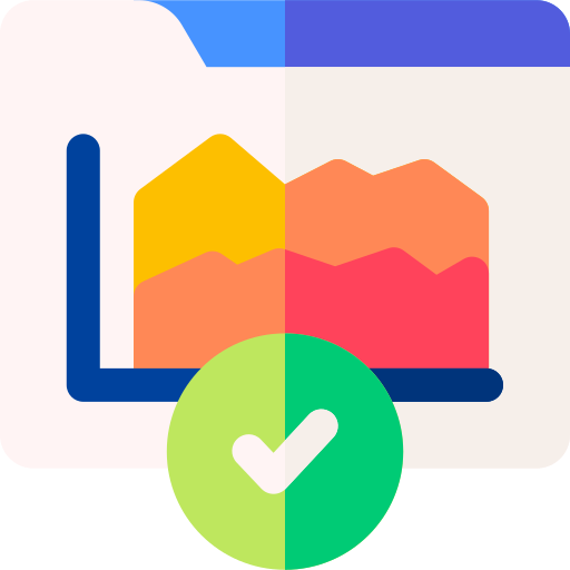 statistiken Basic Rounded Flat icon