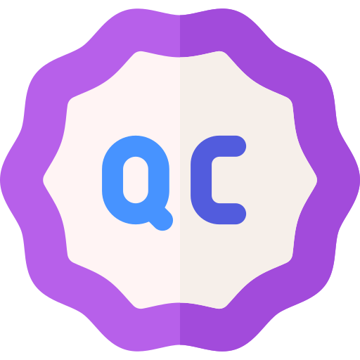 Quality control Basic Rounded Flat icon