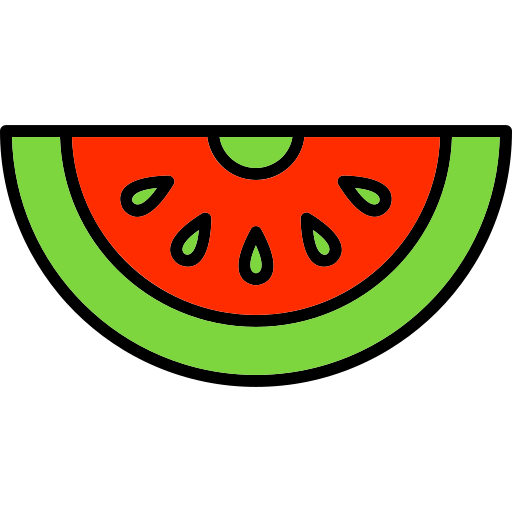 sandía Generic Outline Color icono