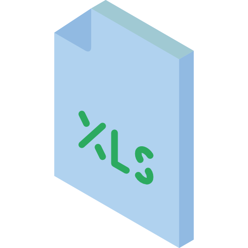xls Basic Miscellany Flat icon
