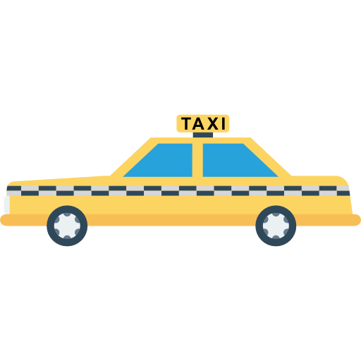 Taxi Dinosoft Flat icon