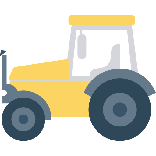 Tractor Dinosoft Flat icon