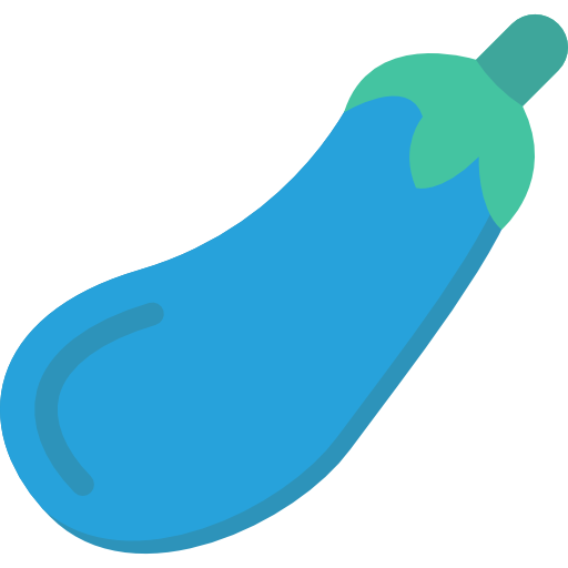 Eggplant Dinosoft Flat icon