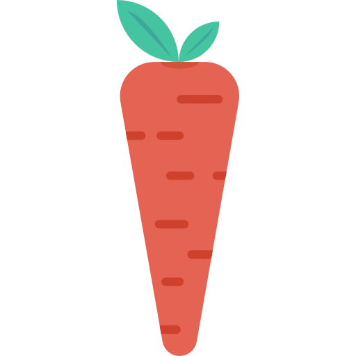 Морковь Dinosoft Flat иконка