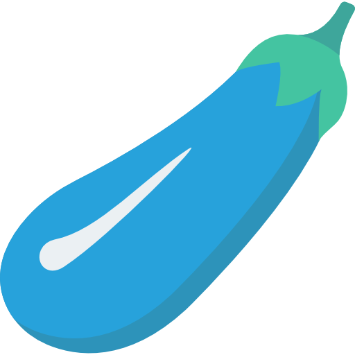 Eggplant Dinosoft Flat icon