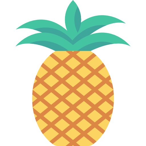 ananas Dinosoft Flat ikona