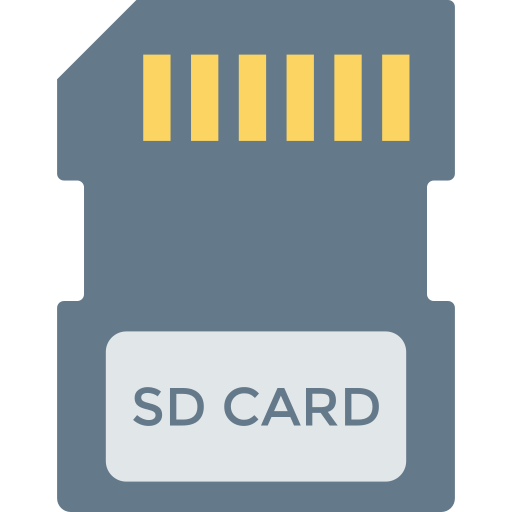 Sd card Dinosoft Flat icon
