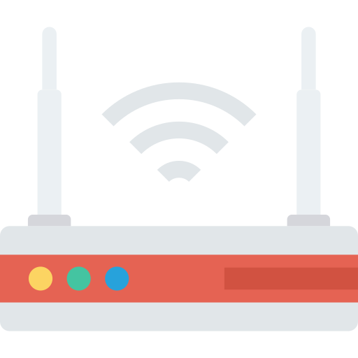 router Dinosoft Flat icon