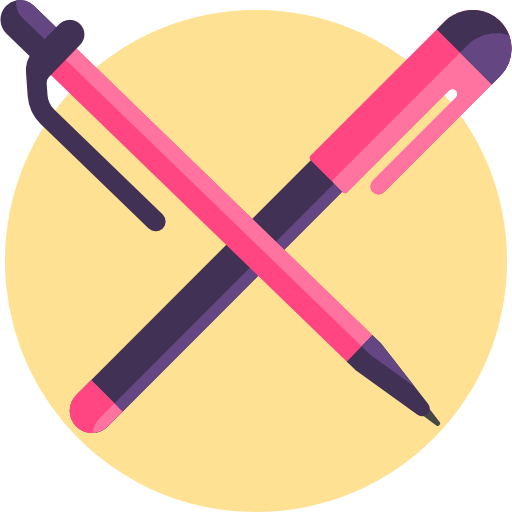 Pen Detailed Flat Circular Flat icon