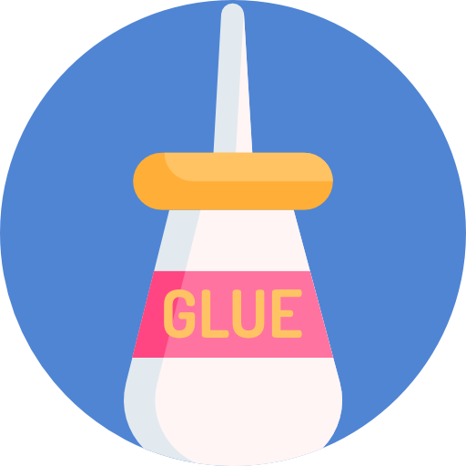 Glue Detailed Flat Circular Flat icon