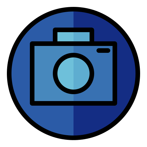 Camera Generic Outline Color icon