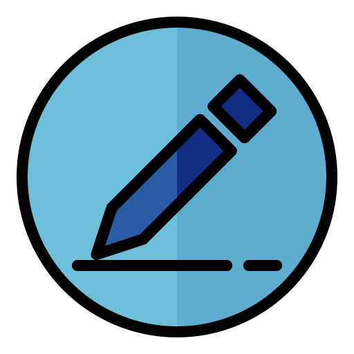 Pencil Generic Outline Color icon