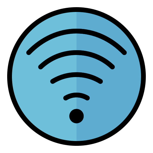 wi-fi Generic Outline Color ikona