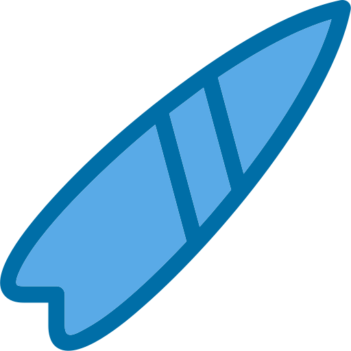 서핑 보드 Generic Blue icon