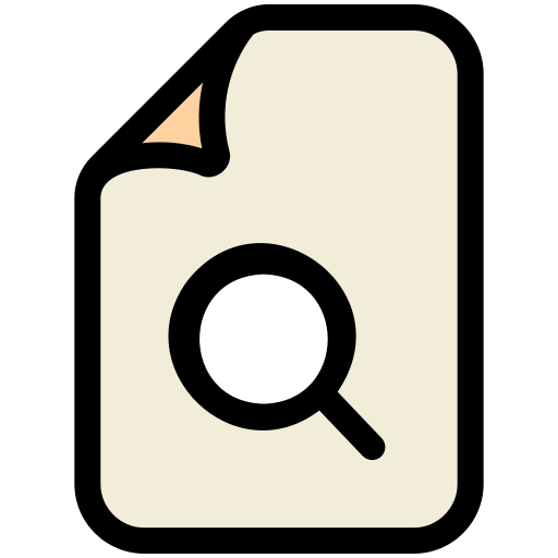 ファイル Generic Outline Color icon