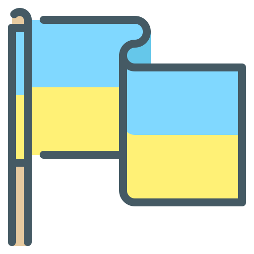 우크라이나 Generic Outline Color icon