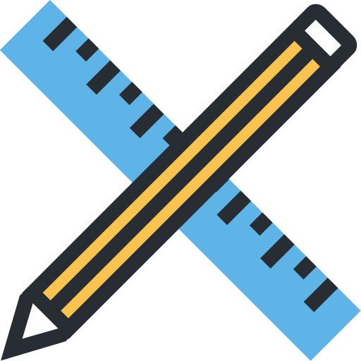 定規と鉛筆 Generic Mixed icon