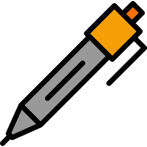 długopis Generic Outline Color ikona
