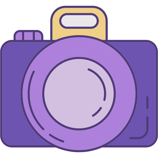カメラ Generic Thin Outline Color icon