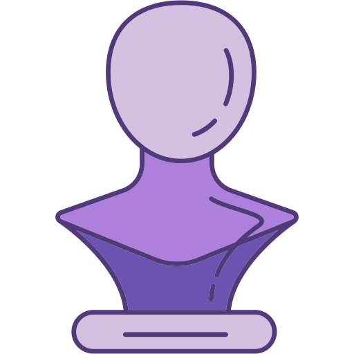Statue Generic Thin Outline Color icon